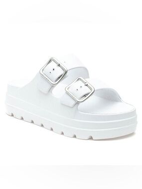 Women's J/Slides Simply B Platform Slide Sandal - Sz 8